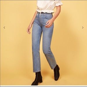 Reformation Cynthia High Relaxed Jean